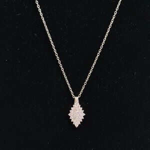 😍"Put a Ring On IT Event" Diamond Marquise Shape Pendant Necklace